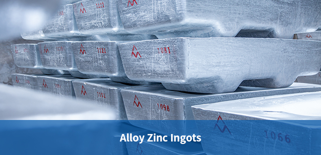 Alloy zinc ingot