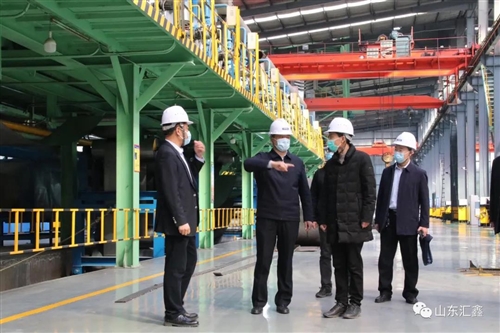 Secretary of the County Commission for Discipline Inspection Zhang Chuanke visited Huixin Group for investigation